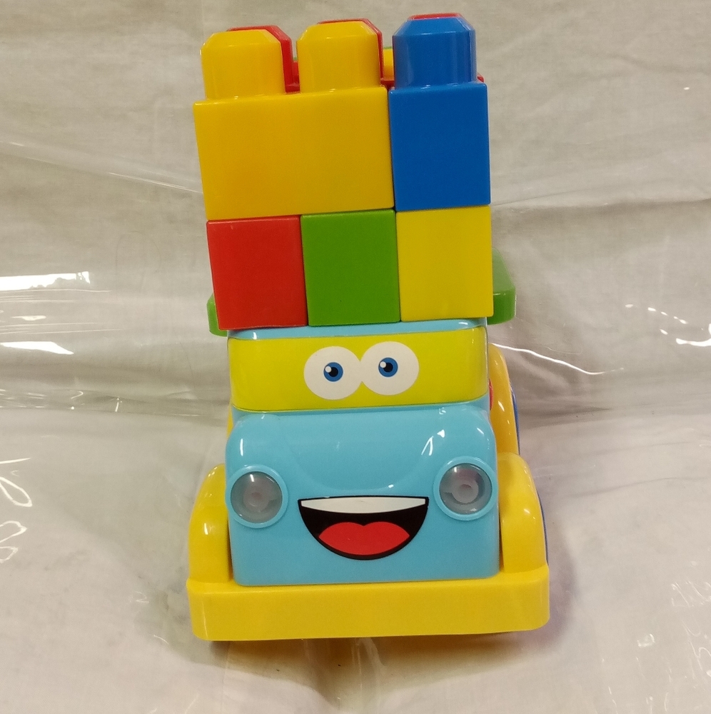 Buddy Brikz  Talking Dump Truck W/18pc Mega Bloks Multi-Size,Design Toy Bloks #2
